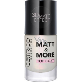 Catrice Matt & More Top Coat top coat for nails 10 ml