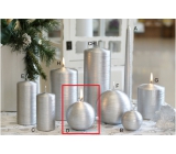 Lima Alfa candle silver ball 80 mm 1 piece