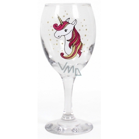 Albi My Bar Wine glass glitter Unicorn 220 ml