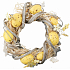 Easter wreath yellow 22 cm