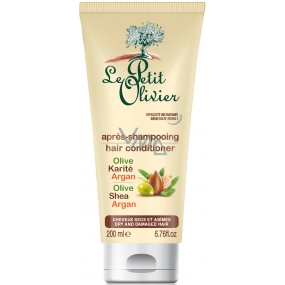 Le Petit Olivier Oliva, shea butter and argan oil hair conditioner for dry and brittle hair 200 ml