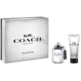 Coach Platinum perfumed water for men 60 ml + shower gel 100 ml, gift set
