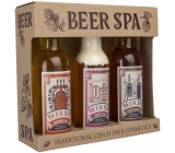 Bohemia Gifts Beer Spa Premium with extracts of brewer's yeast and hops shower gel 200 ml + hair shampoo 200 ml + bath foam 200 ml, cosmetic set