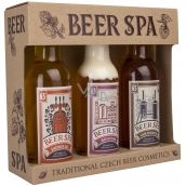 Bohemia cassette Beer Spa with beer yeast extracts and hops shower gel 200 ml + hair shampoo 200 ml + bath foam 200 ml, cosmetic set
