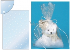 Angel Bag transparent with stars 16 x 25 cm