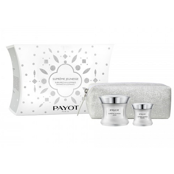 Payot Supreme Jeunesse Jour Total Youth Enhancing Care day care cream 50 ml + rejuvenating improving eye care 15 ml + cosmetic case Gift set 2018