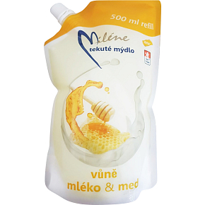 Miléne Milk and Honey Liquid Soap, Refill, 500 ml