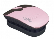 Ikoo Pocket Metallic Pocket hair brush according to Chinese medicine Rose Black metallic light pink-black
