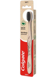Colgate Bamboo Charcoal toothbrush soft, made from 100% natural, biodegradable bamboo