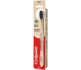 Colgate Bamboo Charcoal toothbrush soft, made of 100% natural, biodegradable bamboo