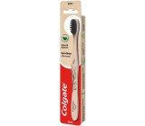 Colgate Bamboo Charcoal toothbrush soft, made from 100% natural, biodegradable bamboo