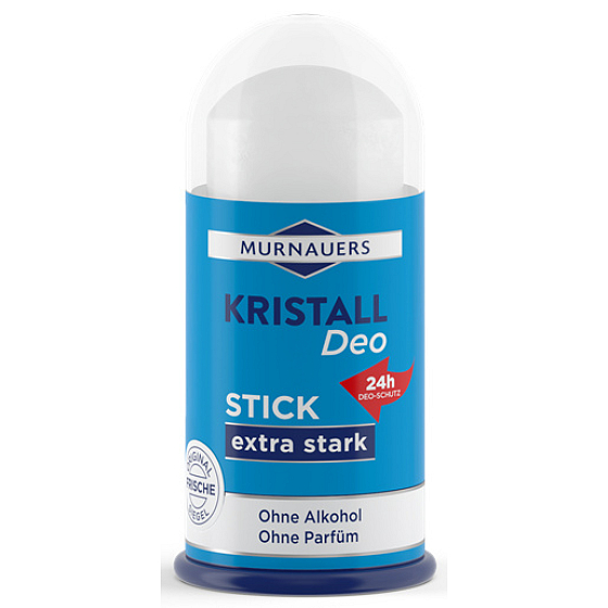 Murnauers Kristall Deo 100% natural mineral solid deodorant without dyes and preservatives 100 g