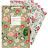 Heathcote & Ivory Flower Blooms Trellis perfumed paper 5 sheets