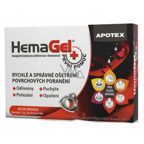 Apotex HemaGel First aid 5 g + 3 pieces of cover foil