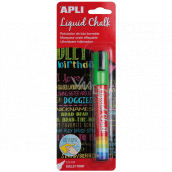 Apli Liquid Chalk Chalk marker round tip green 5,5 mm