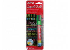 Apli Liquid Chalk Chalk marker round tip green 5,5 mm