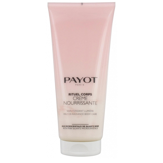 Payot Body Care Rituel Corps Creme Nourrissante nourishing and illuminating body cream with rose quartz 200 ml