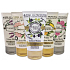 Jeanne en Provence Lavender hand cream 75 ml + Peony fairy hand cream 75 ml + Olive hand cream 75 ml + Verbena and lemon hand cream 75 ml + Captivating rose hand cream 75 ml, cosmetic set for women