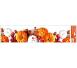 Window film without adhesive stripes pumpkin 64 x 15 cm