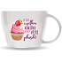 Nekupto XXL cups large mug It's time for a big coffee 700 ml