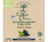 Le Petit Olivier Plant Charcoal Solid Make-up Remover for combination to oily skin 60 g