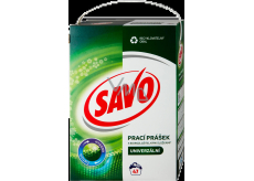 Savo Universal with biodegradable ingredients washing powder for coloured and white linen 47 doses 3,29 kg
