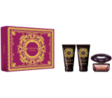 Versace Crystal Noir eau de toilette 50 ml + body lotion 50 ml + shower gel 50 ml, gift set for women