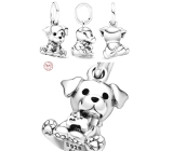 Charm Sterling Silver 925 Dog - Labrador Puppy, Animal Bracelet Pendant
