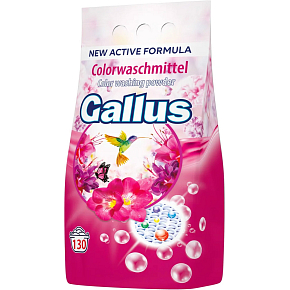 Gallus laundry powder Color, 130 doses, 8.45 kg