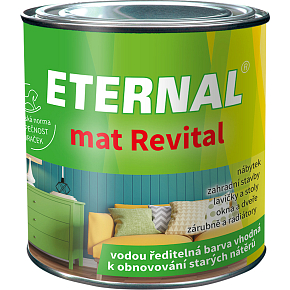 Eternal mat Revital color for renewing old coatings, RAL 1028 Melon Yellow, 350 g Eternal mat Revital color for renewing old coatings, RAL 1028 Melon Yellow, 350 g