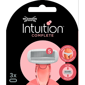 Wilkinson Sword Intuition Complete Replacement Blades, 3 pcs
