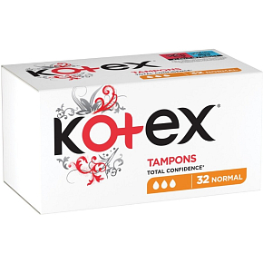 Kotex tampons normal 32 pieces