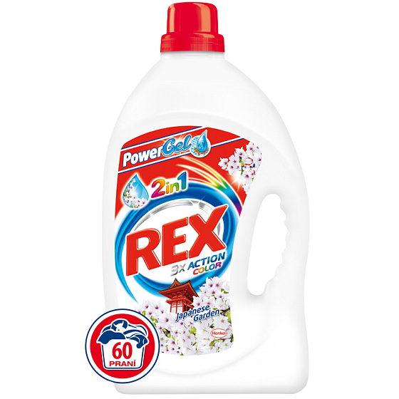 Rex 3x Action Japanese Garden Power gel for washing 60 doses of 3,960 l