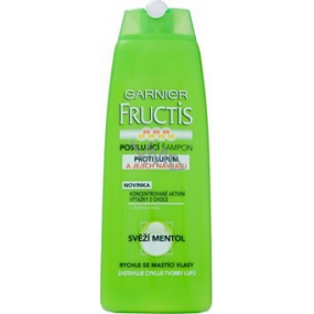 Garnier Fructis Fresh Menthol anti-dandruff shampoo for fast lubricating hair 250 ml