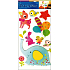 Elephant 3D wall stickers 69 x 32 cm 1 arch