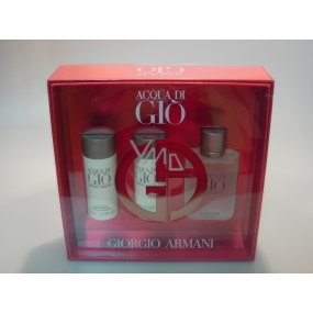Giorgio Armani Acqua di Gio pour Homme Eau de Toilette 50 ml + shower gel 50 ml + aftershave 50 ml, gift set