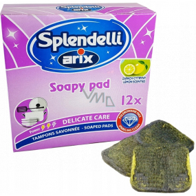 Arix Wire-Infused Pads, Lemon Scent 12 Pieces