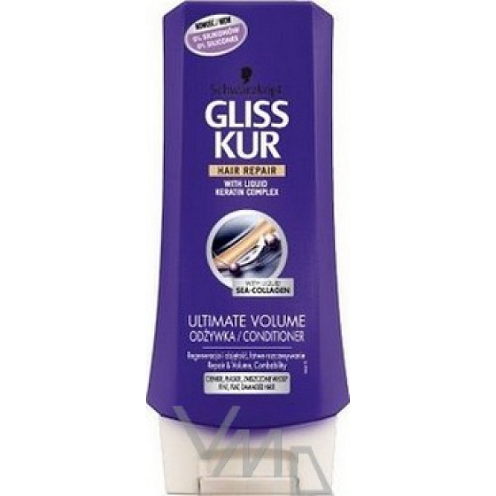 Gliss Kur Ultimate Volume Regeneration and volume of hair balm 200 ml