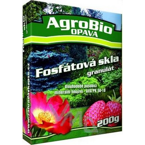AgroBio Phosphate glasses long-acting mineral fertilizer granulate 200 g