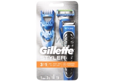 Gillette Fusion ProGlide Power Styler 3 in 1 cordless shaver with trimmer + shaving head + 3 x trimming combs + battery, cosmetic set for men