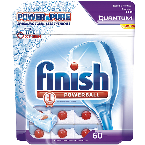 Finish Quantum Power & Pure tablets for the dishwasher 60 pieces