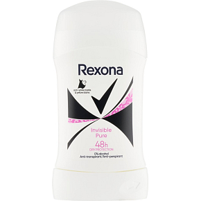 Rexona Invisible Pure antiperspirant deodorant stick for women 50 ml