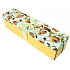 Angel Folding gift box with ribbon for a bottle of bright rose 34 x 9.5 x 9.5 cm 1 piece