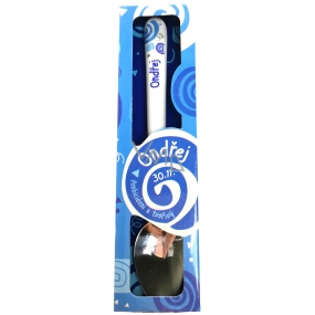 Nekupto Twister Spoon named Ondrej blue 16 cm