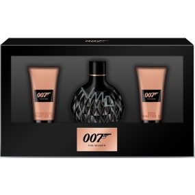 James Bond 007 for Women perfumed water for women 50 ml + shower gel 50 ml + body lotion 50 ml, gift set