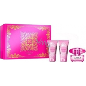 Versace Bright Crystal Absolu perfumed water for women 50 ml + shower gel 50 ml + body lotion 50 ml, gift set