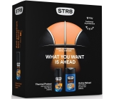 Str8 Thermal Protect 48h antiperspirant deodorant sprej pro muže 150 ml + Active Reload sprchový gel 250 ml, kosmetická sada