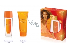 Beyoncé Heat Rush deodorant glass 75 ml + body lotion 75 ml for women cosmetic set