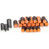 Plastic Nova Cooking curler large 22 mm package of 6 pieces