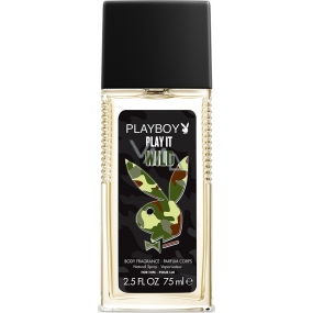 Playboy Play It Wild for Him perfumed deodorant glass for men 75 ml Tester